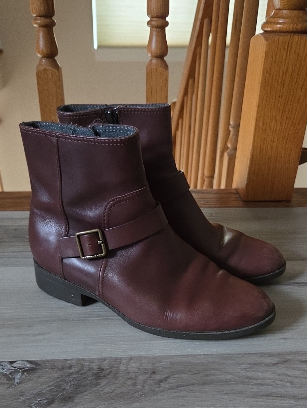 Cole Haan Waterproof Leather Brown Boots